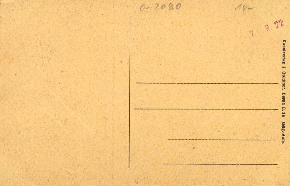 Templin, Brandenburg - Posterholungsheim (2) (back) (Zeno Ansichtskarten)