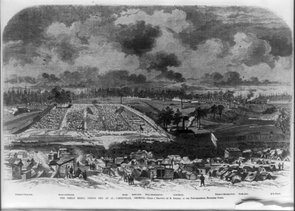The great rebel prison-pen at Andersonville, Georgia LCCN2001697358