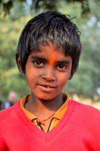 Portrait portrait of a child face photo