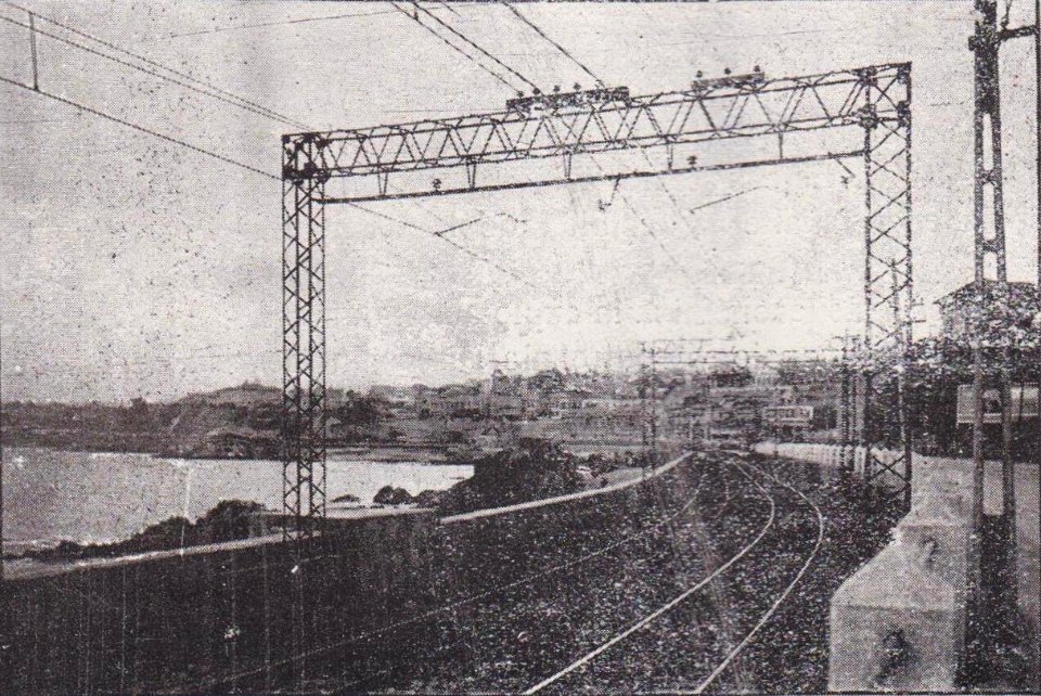 Tendido eléctrico - Congreso de Ferrocarriles del Estado (1929)