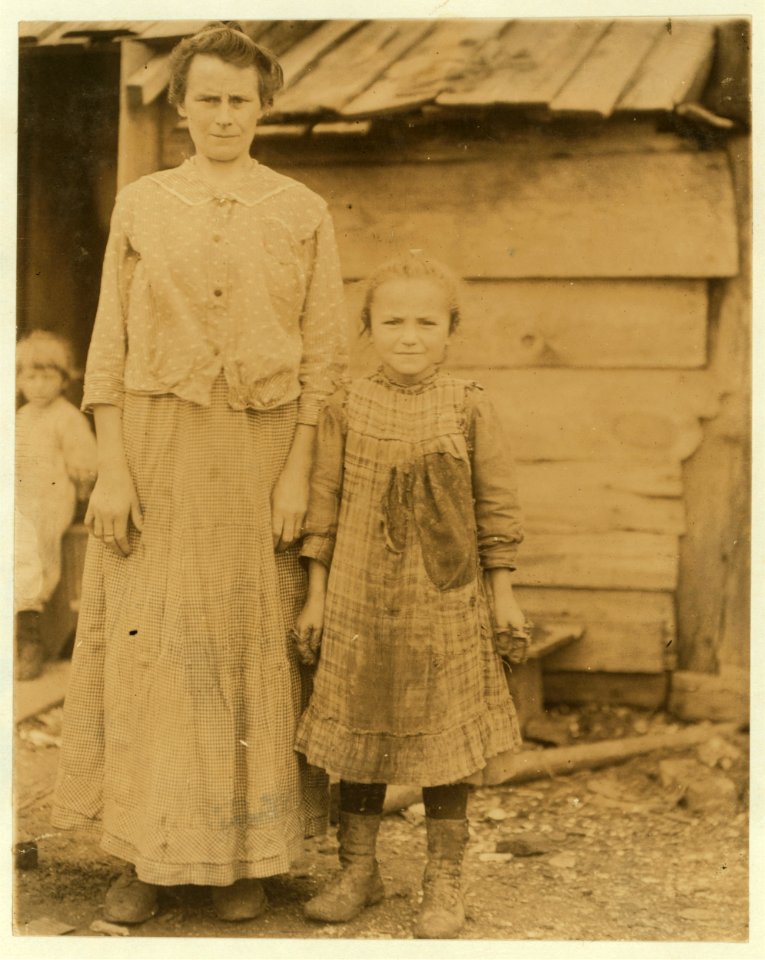 Ten-year old Sephie, a young oyster shucker, says she does six pots of oysters a day. Her mother works also. 'She don't go to school. Works all the time.' Maggioni Canning Co. LOC nclc.00987