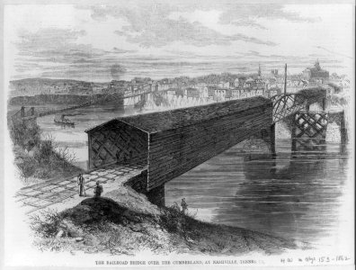Tenn. - Nashville - the railroad bridge over the Cumberland... LCCN2007678269