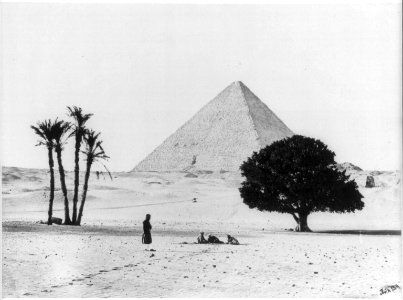 The Great Pyramid, from the plain LCCN2004665609
