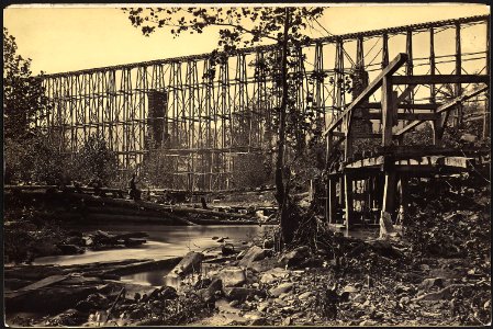 Tennessee, Whiteside, Trestle Bridge - NARA - 533377