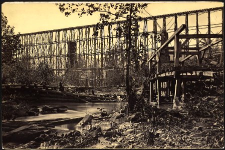 Tennessee, Whiteside, Trestle Bridge - NARA - 533377 photo