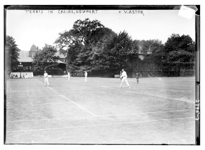 Tennis in Casino, Newport - V. Astor LCCN2014693885