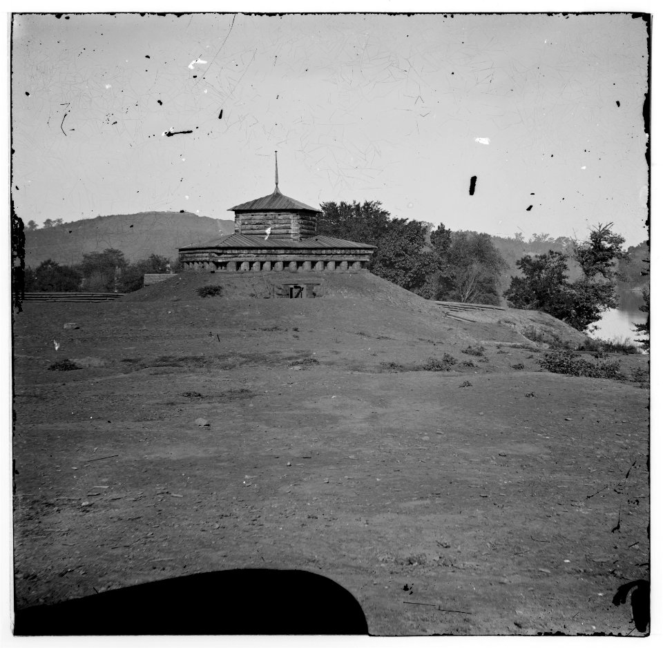 Tennessee River. Blockhouse on the bank LOC cwpb.02152
