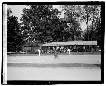 Tennis matches, Chevy Chase LOC npcc.06347