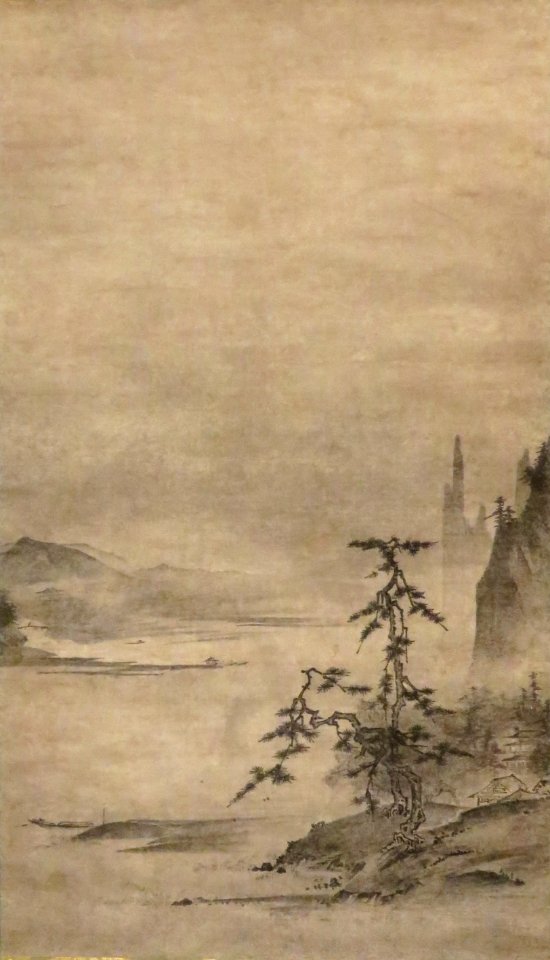 River Landscape by Tensho Shubun, Honolulu Museum of Art