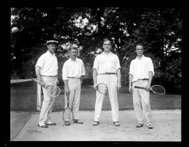 Tennis; Theodore Roosevelt, Jr., right LCCN2016891618