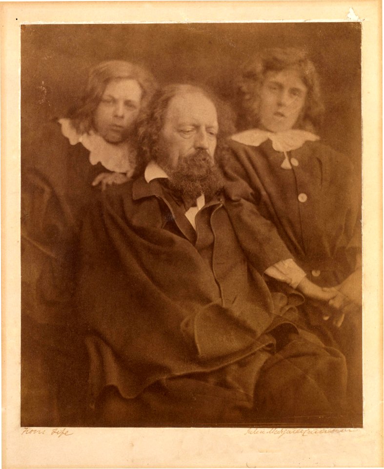 Tennyson and his sons by Julia Margaret Cameron