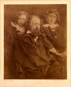 Tennyson and his sons by Julia Margaret Cameron