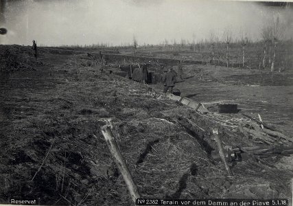 Terain vor dem Damm an der Piave 5.1.18. (BildID 15613907)