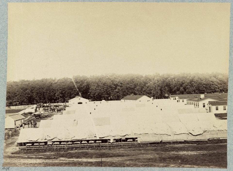Tent wards at Harewood (i.e. Campbell) Hospital, Washington, D.C LCCN2012650199
