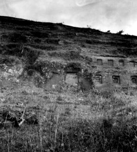 Terasser och nischer på det skulpterade berget. Lokal, Samaipata, SV - SMVK - 005868