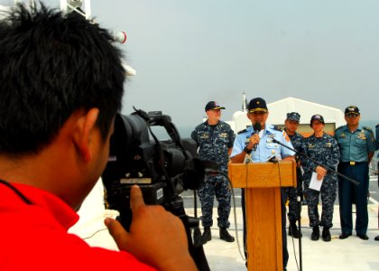 Tentara National Indonesia Surgeon General Marsekal Muda Mariono Delivers Remarks During a Media Availability Tour - 4772307101