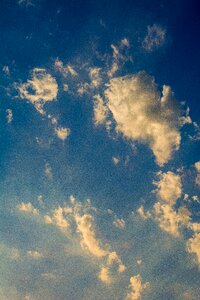 White blue sky clouds nature photo