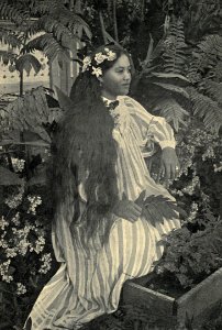 Tepairu, a pure-caste Rarotongan girl, by F. Homes