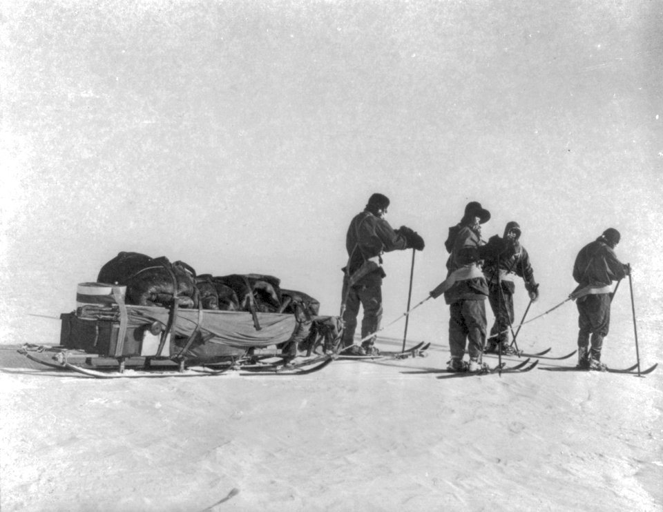 Terra Nova expedition at the South Pole - LOC 3a18826u