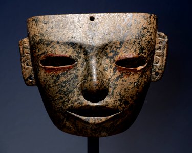 Teotihuacan stone mask Soleil de nuit lot27