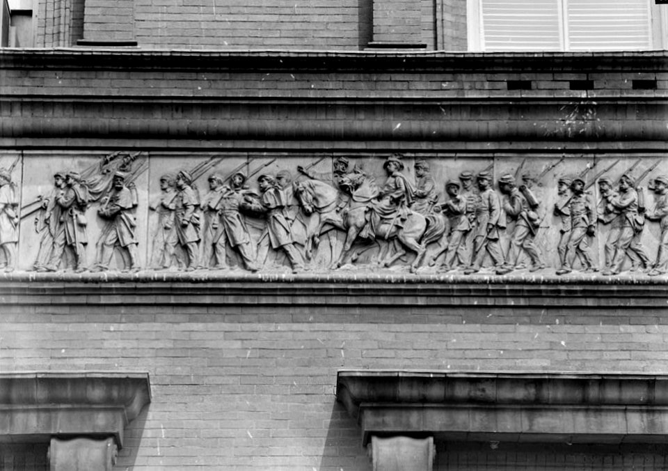 TERRA-COTTA FRIEZE INFANTRY - Pension Building