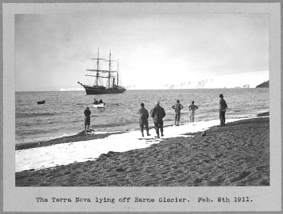 Terra Nova (1884) lying off Barne Glacier RMG E0871
