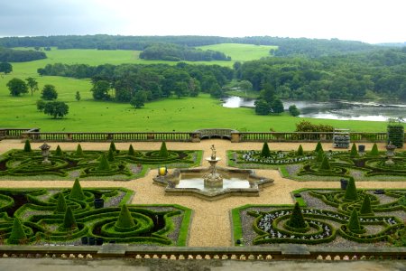 Terrace and grounds - Harewood House - West Yorkshire, England - DSC01776 photo