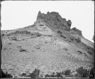 Tertiary Bluffs or Buttes. Near Green River City, Wyoming - NARA - 519447