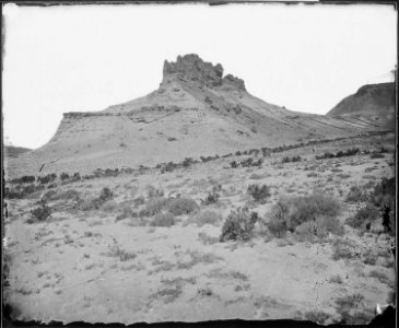 Tertiary Bluffs or Buttes. Near Green River City, Wyoming - NARA - 519446