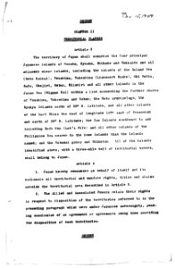 Territorial clauses 1