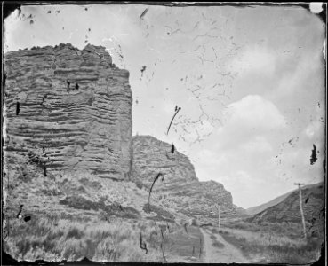 Tertiary Bluffs. Echo Canyon, Utah - NARA - 519451