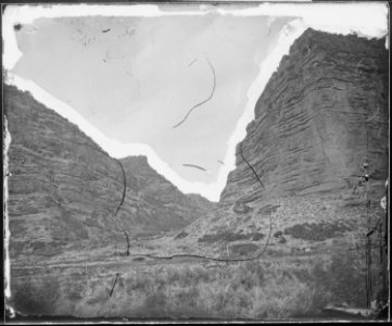 Tertiary Bluffs. Echo Canyon, Utah - NARA - 519450
