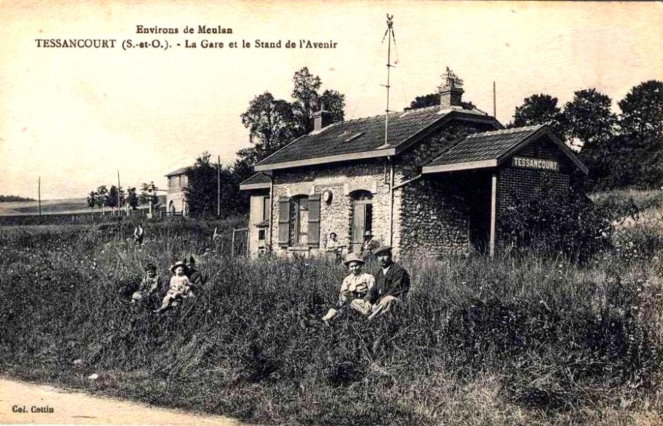 Tessancourt-sur-Aubette (78), la gare CGB