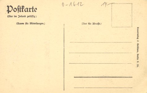 Teupitz (Mark), Brandenburg - Stadtansicht (back) (Zeno Ansichtskarten)