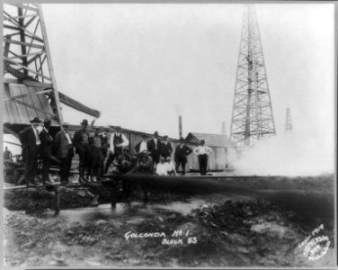 Texas oil wells; Golconda No. 1 - Block 83 LCCN2016648034