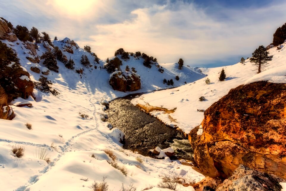 Mountains stone rock