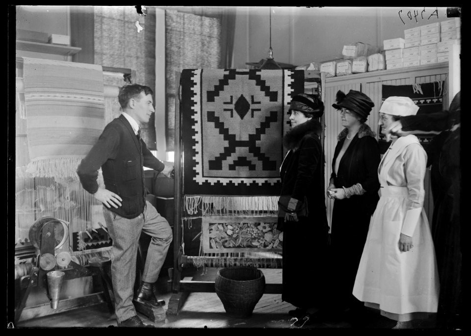 Textiles; with Grace Coolidge, 3rd from right LCCN2016887005