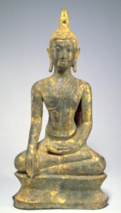 Thai - Seated Buddha in Maravijaya - Walters 542802