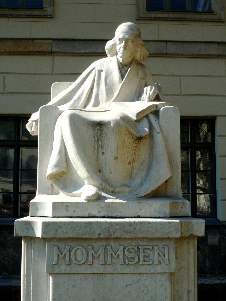 Th Mommsen, Berlin, von Adolf Brütt, 1909
