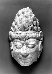 Thai - Head of a Crowned Figure - Walters 25165