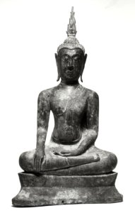Thai - Seated Buddha in Maravijaya - Walters 542545