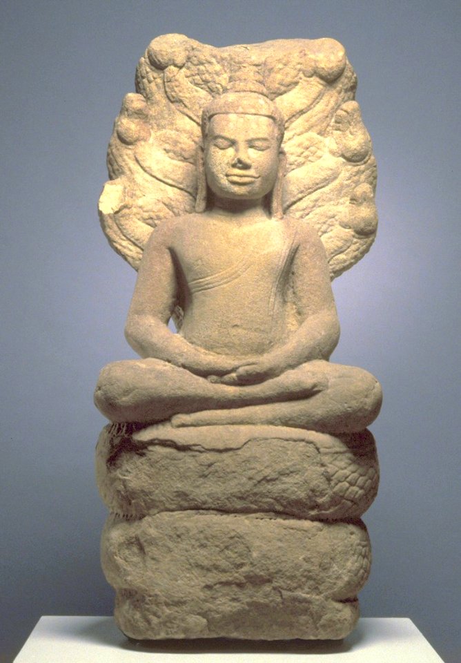 Thai - Naga-Protected Buddha - Walters 25170