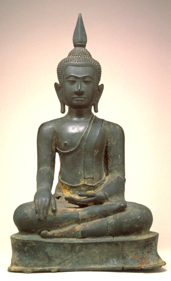Thai - Seated Buddha inMaravijaya - Walters 542801
