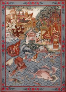 Thai - Mahajanaka Jataka - Walters 2010127