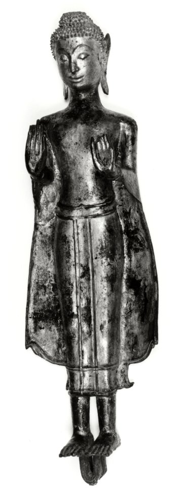 Thai - Standing Buddha, with Both Hands in Abhayamudra - Walters 542553