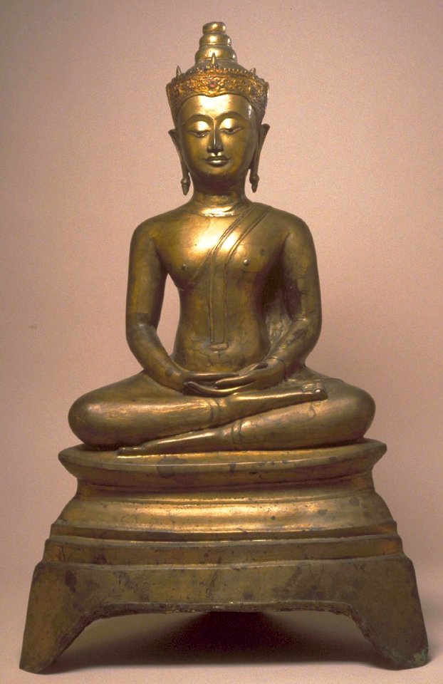 Thai - Seated Crowned Buddha, in Meditation - Walters 542831