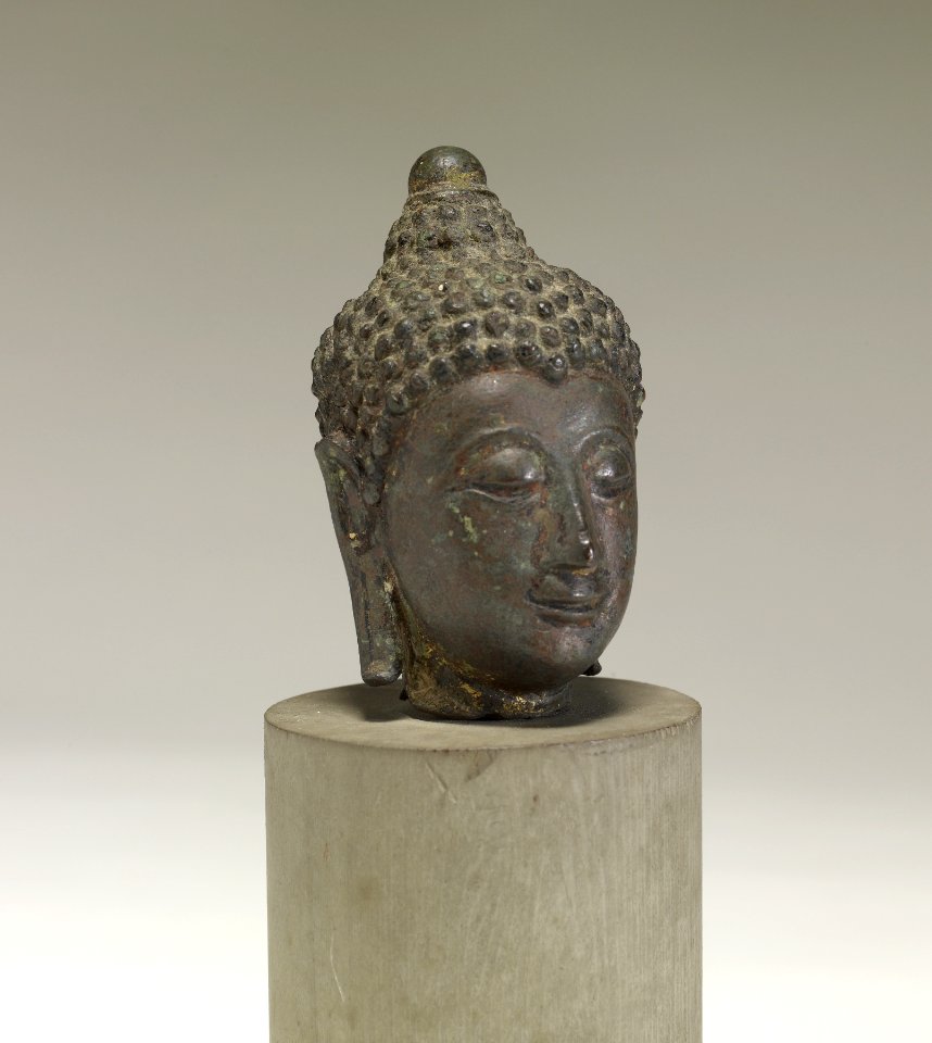 Thai - Head of the Buddha - Walters 542761 - Three Quarter