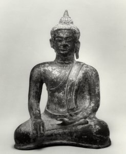 Thai - Seated Buddha in Marajivaya - Walters 542791 - B W
