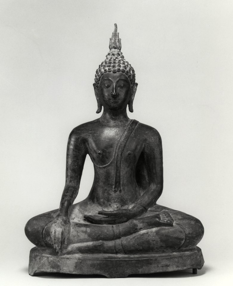 Thai - Seated Buddha in Maravijaya - Walters 542773