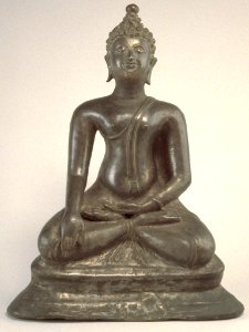 Thai - Seated Buddha in Maravijaya - Walters 542763